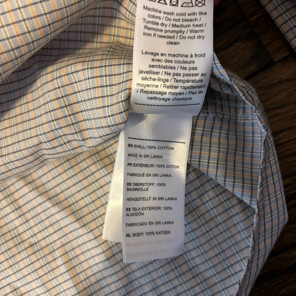 Untuckit Rothwell Long Sleeve Button Down Casual Plaid Button Down Large - Picture 5 of 5